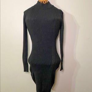 New look bodycon large sweater dress long sleeve